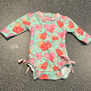 Never Worn - Ruffle Butts 0-3 Girls Swimsuit